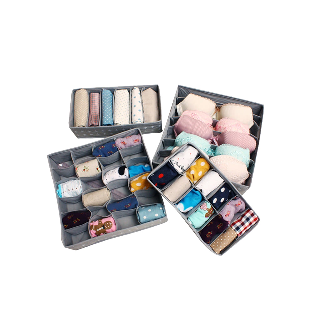 Hộp Đựng Đồ Lót Gấp Gọn Morning House- Combo hộp 6+7+12+24 Ngăn
