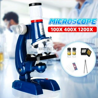 Đồ Chơi Kính Hiển Vi Sinh Học 100x 400x 1200x Cho Bé