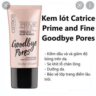 Kem lót Catrice The Mattifier Oil Conyrol Primer Mẫu mới