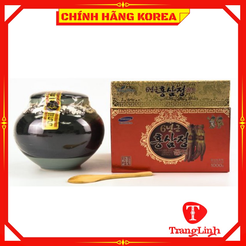 Cao hồng sâm Kanghwa chính hãng, hũ 1kg - Cao sâm hàn quốc 6 năm tuổi - tranglinhkorea