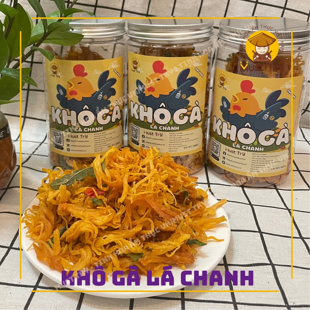 Khô Gà Lá Chanh Must TrY 200g/ hộp - Tinh Hoa Ẩm Thực Việt | BigBuy360 - bigbuy360.vn