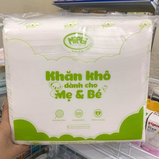 Khăn vải khô đa năng cao cấp Mipbi 600gram cho mẹ và bé