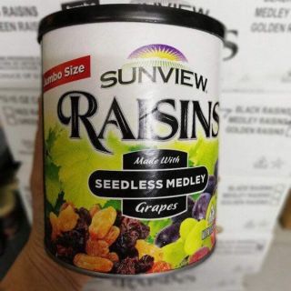Nho khô lon Sunview Raisin (loại thập cẩm)