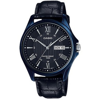 ĐỒNG HỒ NAM CASIO MTP - 1384BUL -1AVDF ( Dây đen, mặt đen )