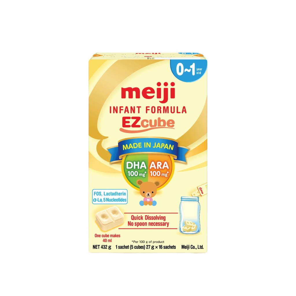 Sữa dạng thanh Meiji Infant Formula EZcube- Nhập khẩu chính hãng 