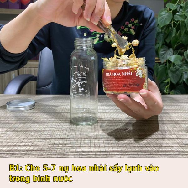 Trà hoa nhài sấy lạnh nguyên bông tuyển chọn cực thơm