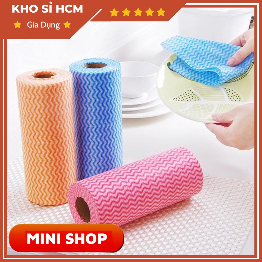 Cuộn Khăn Lau Nhà Bếp 50 Miếng MINISHOP B315