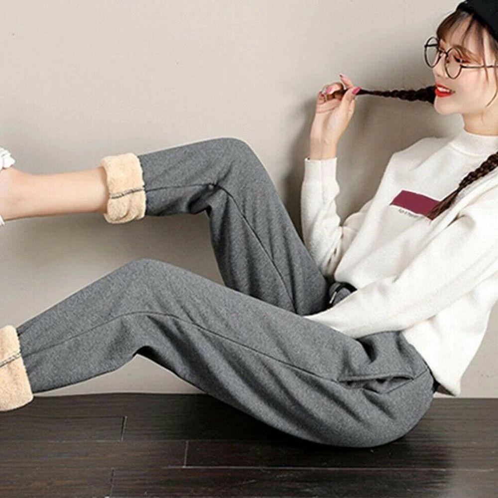 Quần Len Lông Cừu Dày Dặn Ấm Áp MIHAN1