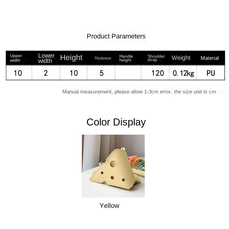 Túi Đeo Chéo Mini Hình Tam Giác Dễ Thương Đựng Son Môi / Tai Nghe