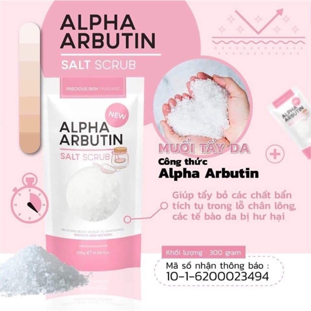 ..::✨Muối Tẩy TBC ALPHA ARBUTIN 3 Plus NEW Thái Lan✨::..