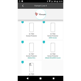 Miếng dán PPF Vsmart Live 4 cao cấp màn hình, mặt lưng