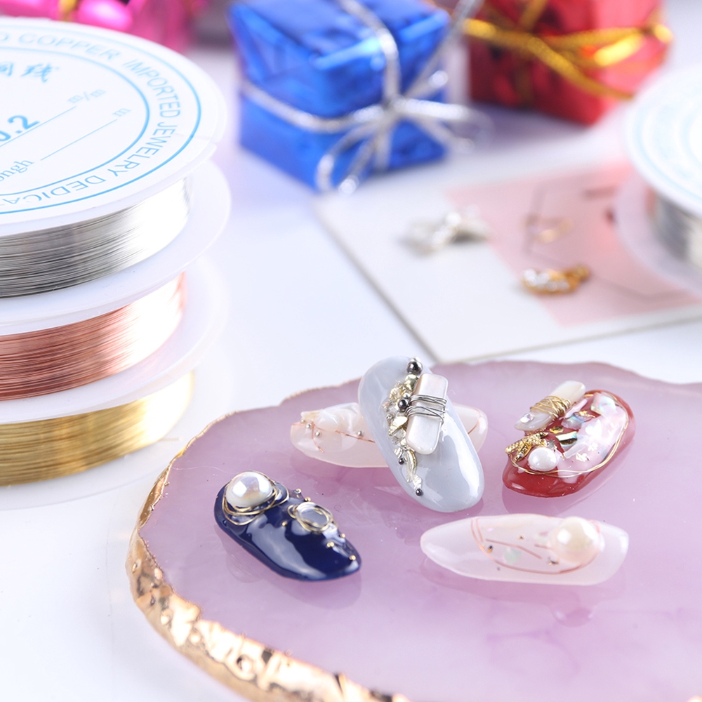 Cuộn dây đồng dùng trang trí móng nghệ thuật