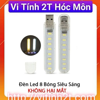 Đèn USB 8 led siêu sáng ( ánh sáng trắng )