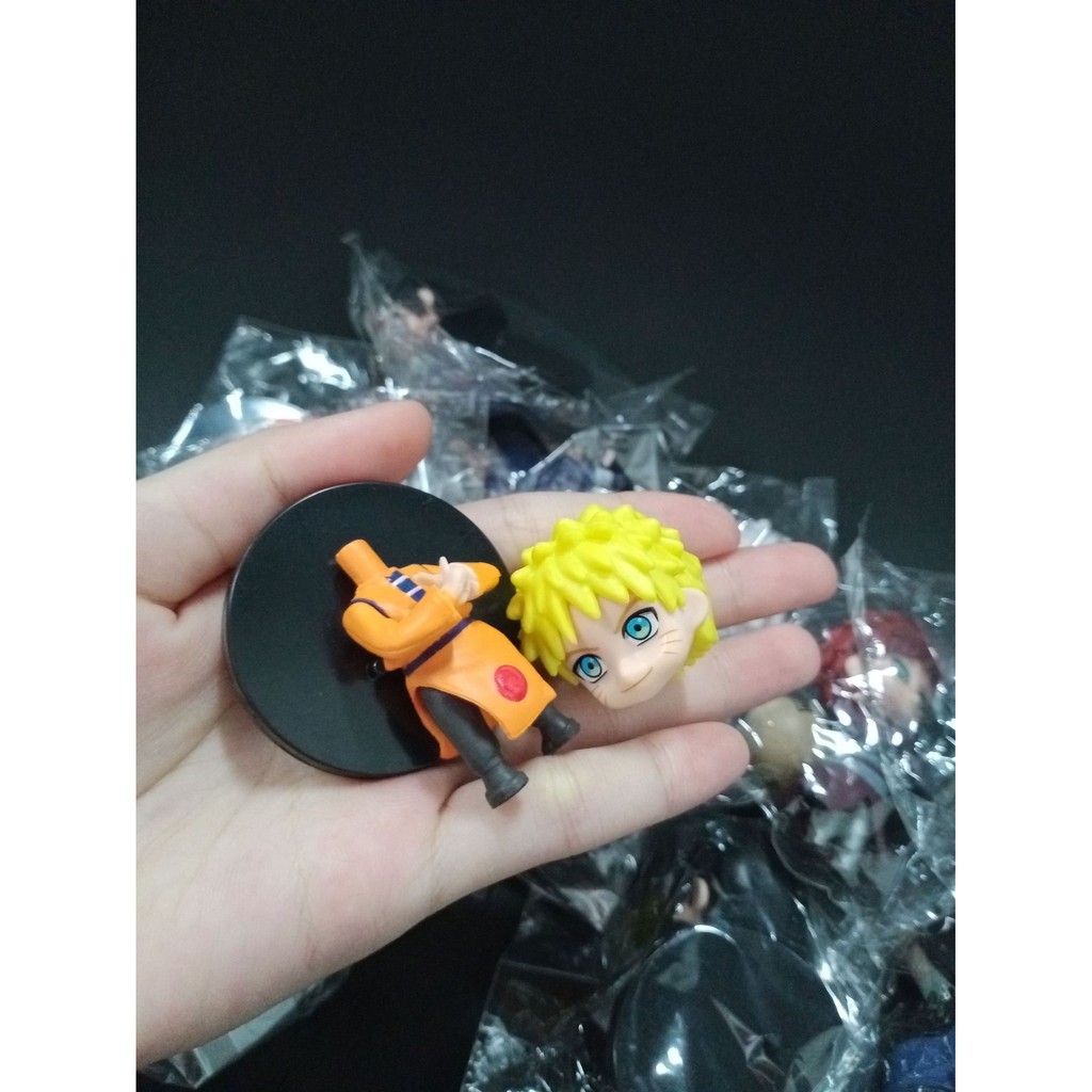 Mô hình naruto các nhân vật itachi, hinata, sasuke, kakashi... cao 7cm