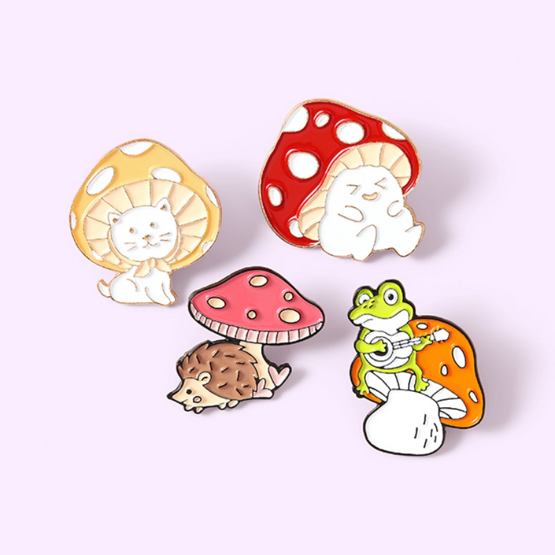 Ghim Cài Áo Hình Động Vật Hoạt Hình Đáng Yêu