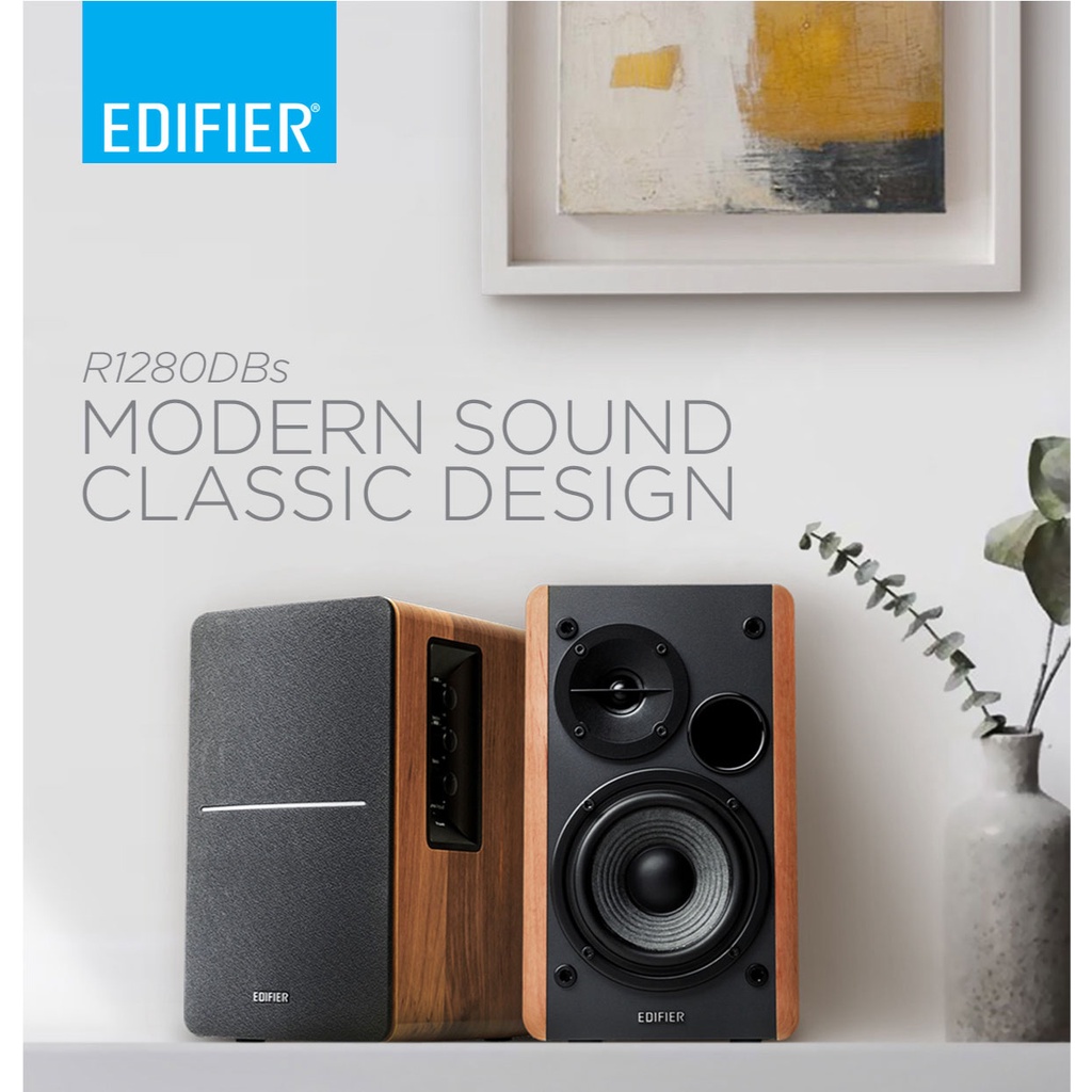 Loa Bookshelf Edifier R1280DBs - Bảo Hành Chính Hãng 12 Tháng