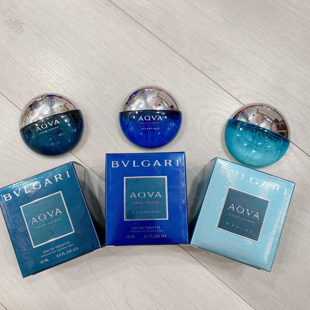 Nước hoa Nam Bvlgari Aqva Pour Homme - Marine - Atlantiqve 15ml 2021