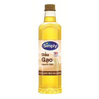Dầu gạo Simply 1L