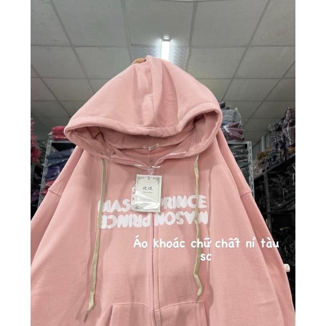 [ Nặng 600g ] Áo Khoác Nỉ ngoại Mason Túi Kéo siêu hot Nam Nữ Mặc Đẹp