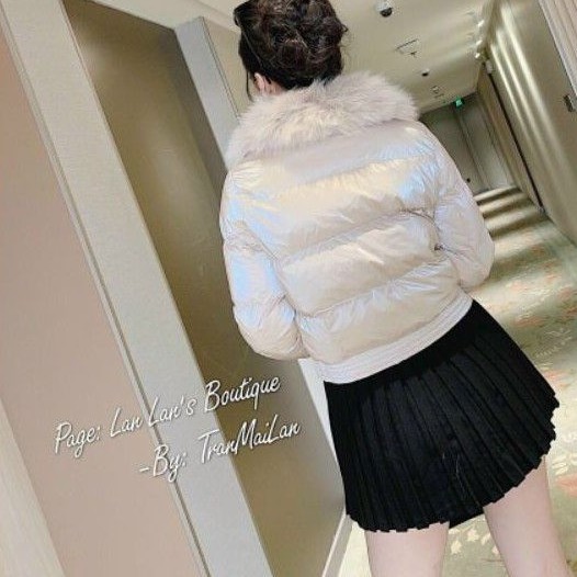 Áo phao bóng cổ lông siêu ấm siêu đẹp | BigBuy360 - bigbuy360.vn