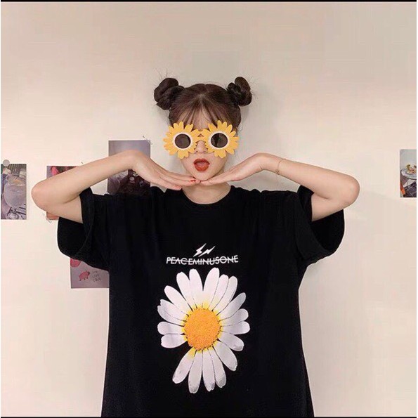 Áo Thun Tay Lỡ Hoa Cúc Siêu Hot - Form Rộng Freesize | BigBuy360 - bigbuy360.vn