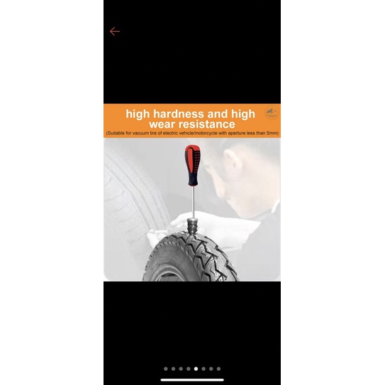 Vít vá lốp không săm ALONGTOOL khẩn cấp, dùng cho lốp ô tô , xe máy, siêu nhanh, Siêu tiết kiệm thời gian