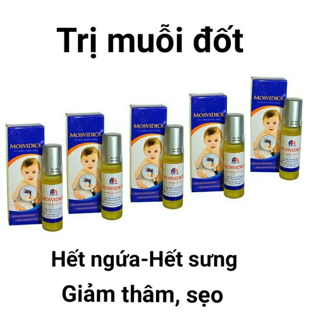 Lăn trị muỗi đốt, côn trùng cắn Mosvidick an toàn cho bé