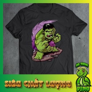 Áo thun hình Hulk Marvel chất Cotton thoáng mát siêu chất cực hot cho cả nam và nữ, trẻ em - D312
