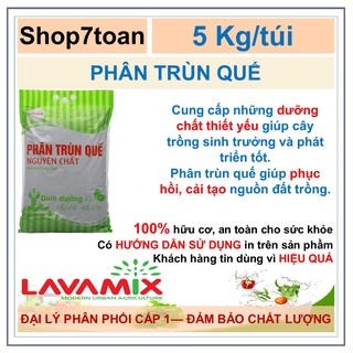Phân Trùn Quế 5Kg LAVAMIX, Bổ Sung Dinh Dưỡng, Cải Tạo Đất
