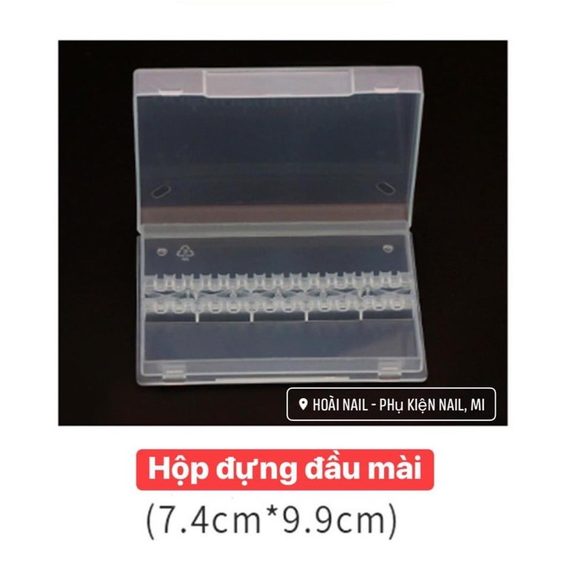 hộp đựng đầu mài - pk nail