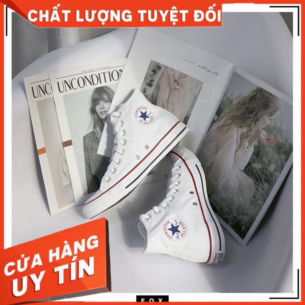Fox Sneaker - Giày Converse CLassic trắng cổ cao - M7650c