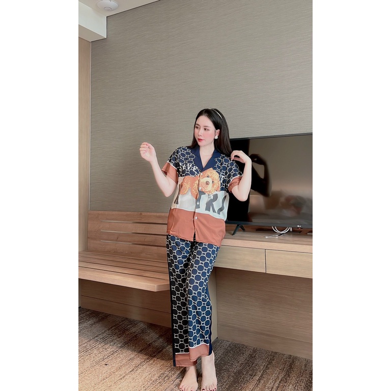 Pijama nữ tay ngắn quần dài lụa mango, latin , satin cao cấp. đồ bộ mặc nhà thoải mái giá tận xưởng rẻ nhất thị trường