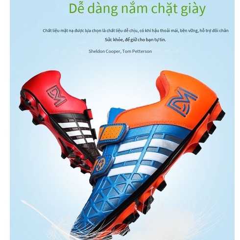 Giày Đá Bóng Đinh Dài Chuyên Dụng Cho Bé Size 28-38