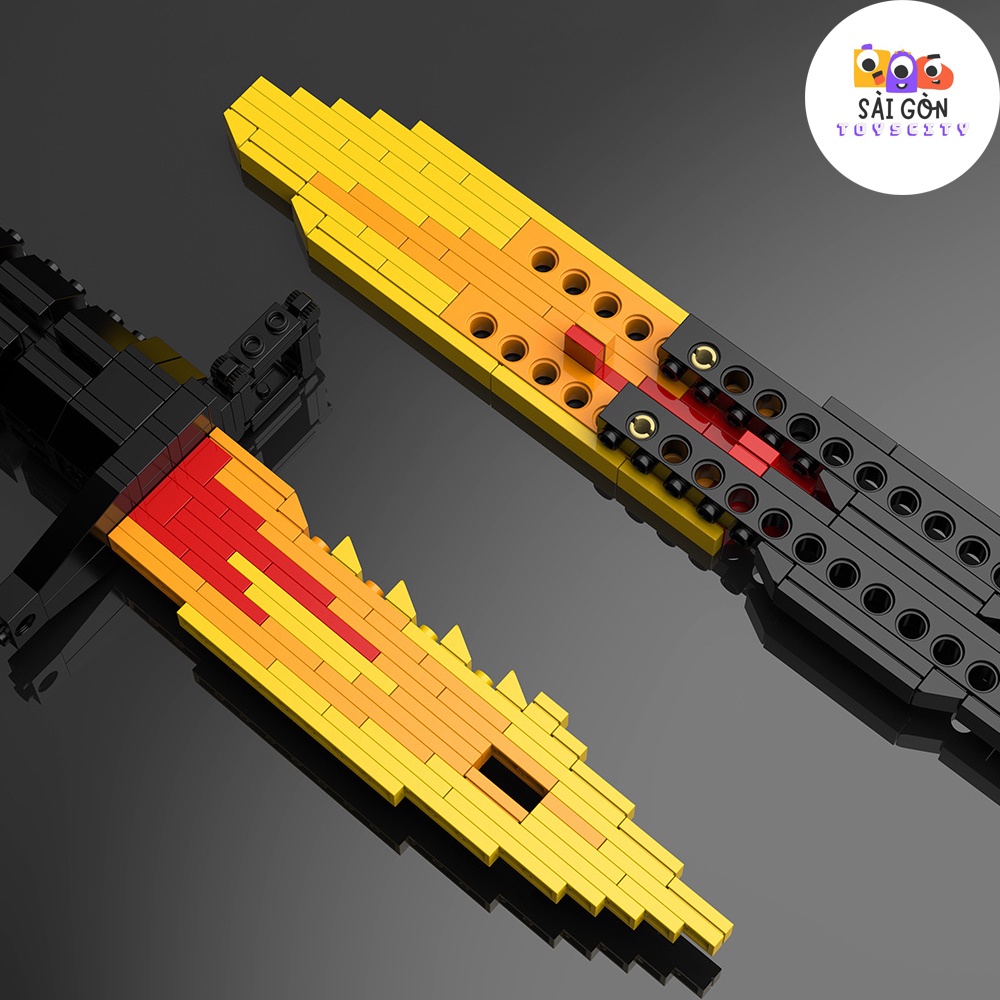 Đồ Chơi Lắp Ráp Xếp Hình Mô Hình CSGO M9 bayonet / Karambit /  Butterfly /  Bowie Q2210 Với 176 Chi Tiết