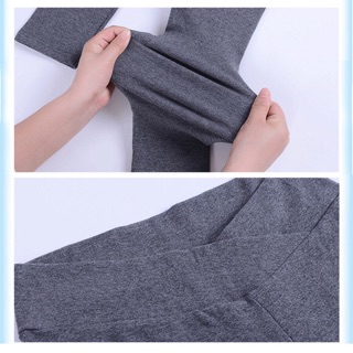 Quần legging bầu cạp chéo chất cotton
