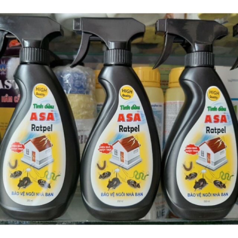 Tinh Dầu Xua Đuổi Chuột ASA Ratpel 350ml - Hiệu quả ngày lần đầu tiên