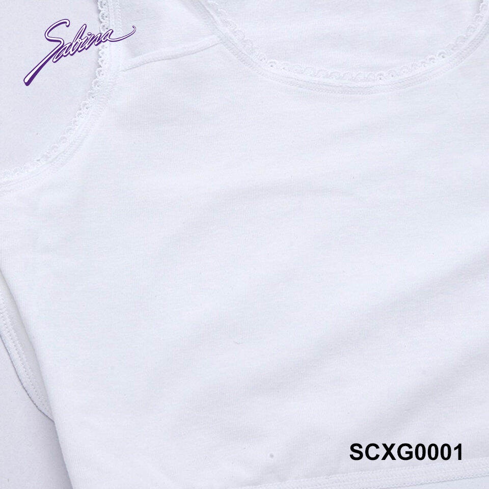 Áo Lót Không Mút Màu Trắng Cho Trẻ Mẫu Giáo Hoặc Tiểu Học Sabinie By Sabina SCXG0001WH