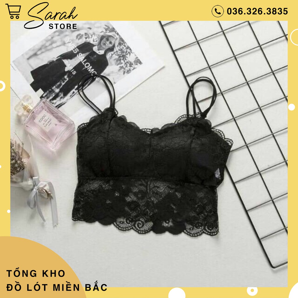 Áo Bra Ren Hoa 2 Dây Đẹp Gợi Cảm, Áo Bra Hoa | BigBuy360 - bigbuy360.vn
