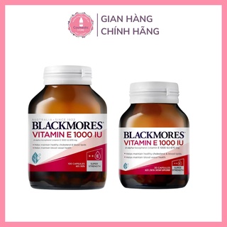 Viên Uống Bổ Sung Blackmores Natural Vitamin E 1000 IU Hỗ Trợ Sức Khỏe Tim Mạch