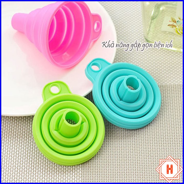 Phễu Silicone Gấp Gọn Tiện Dụng { H }