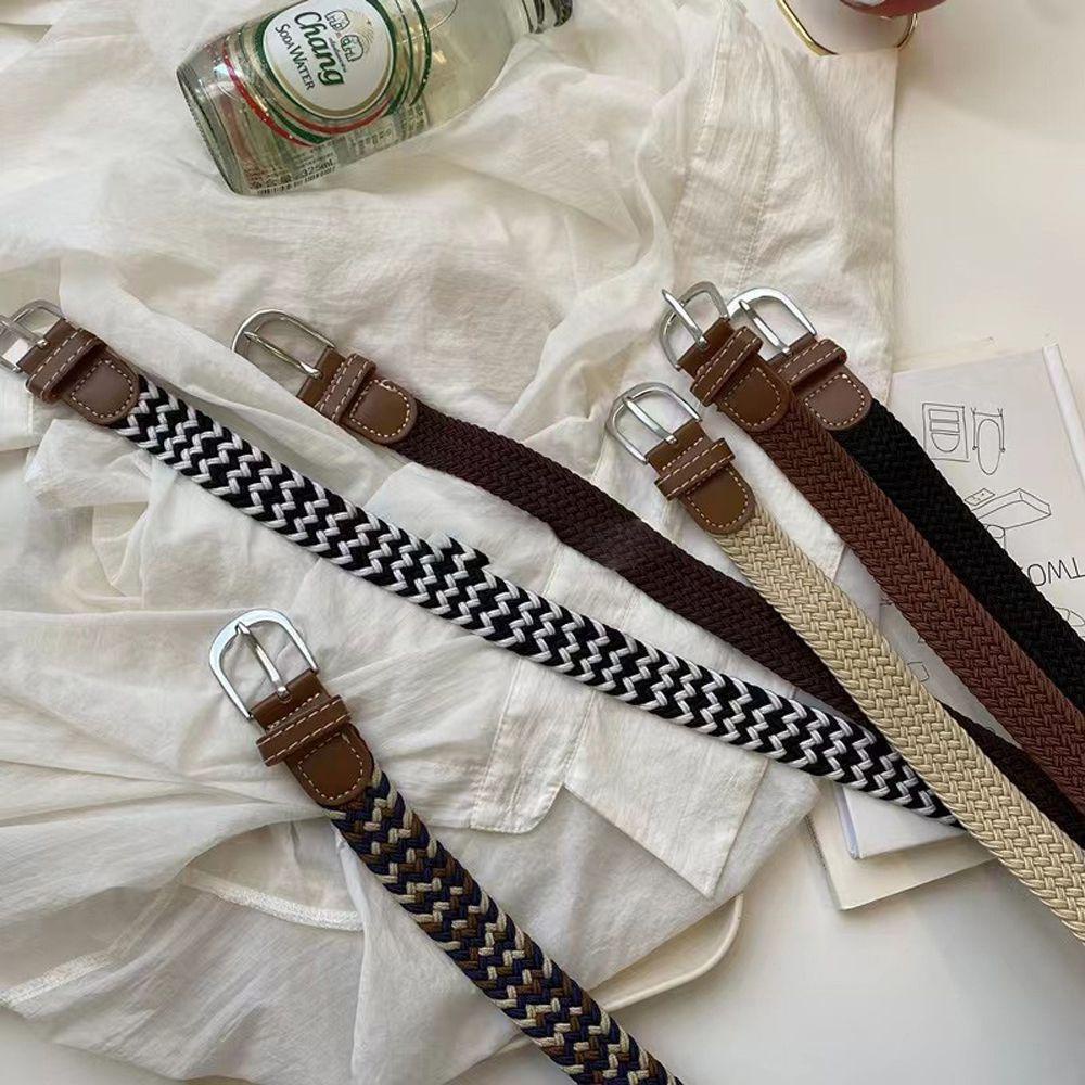 Thắt Lưng Nữ Co Giãn Không Lỗ Có Thể Điều Chỉnh Kích Thước Phong Cách Cổ Điển 2life