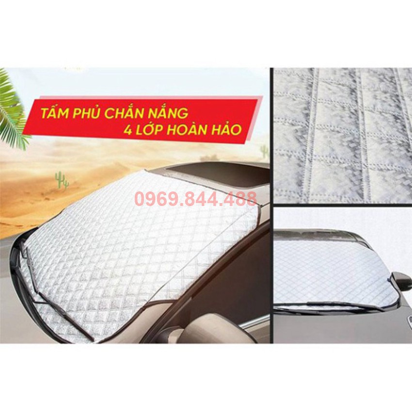 Tấm Chắn Nắng Kính Lái - Che Nắng Kính Lái Ô Tô - Bạt Phủ Chống Nóng Ô Tô Loại Dày 4 Lớp | BigBuy360 - bigbuy360.vn