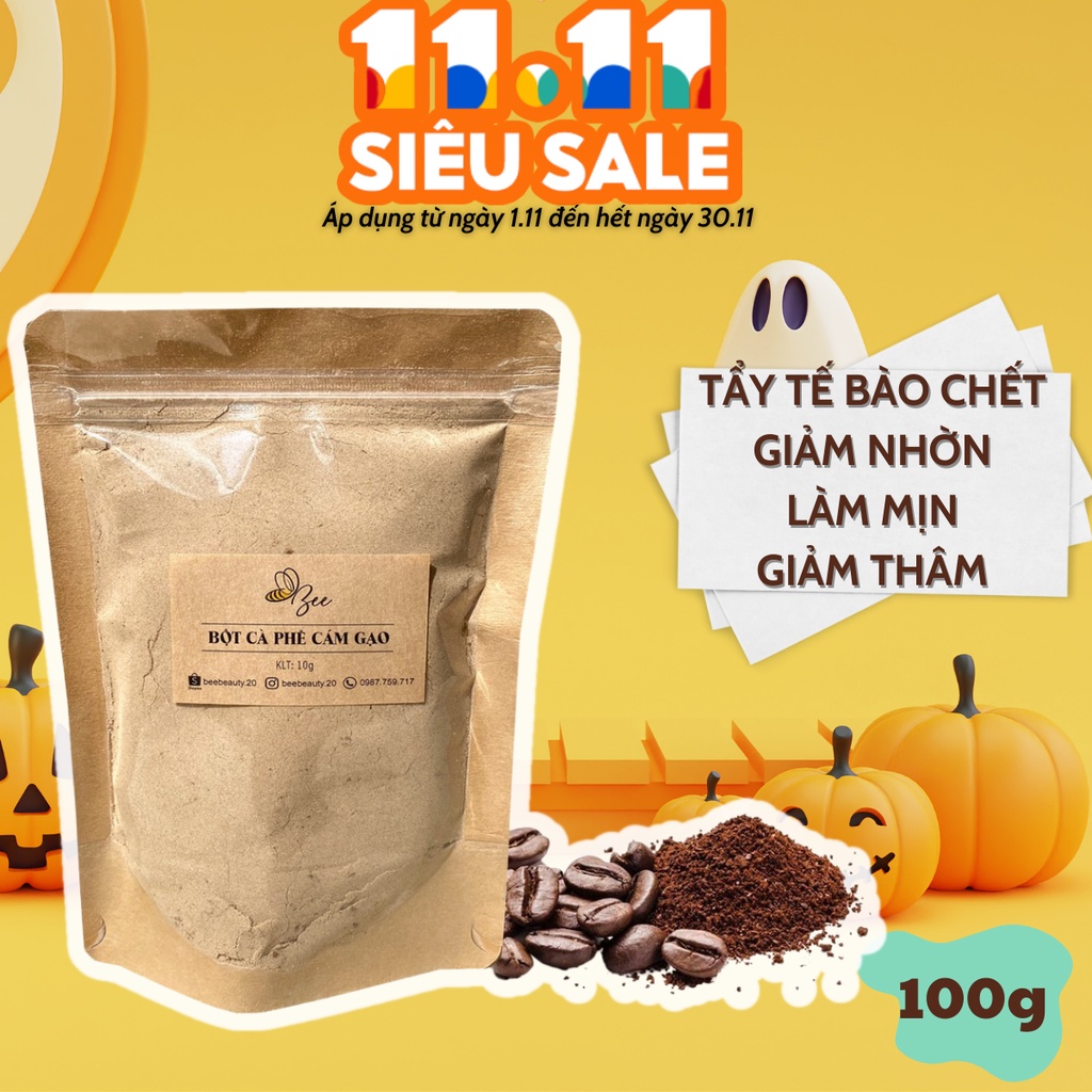 BỘT CÀ PHÊ CÁM GẠO NGUYÊN CHẤT