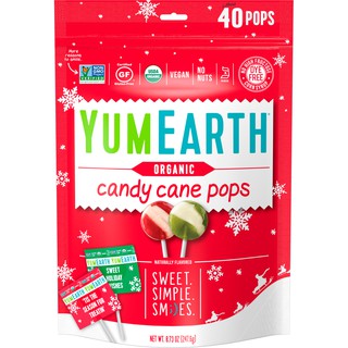 [Tách lẻ] KẸO MÚT BẠC HÀ HỮU CƠ YUMEARTH - Organic Peppermint Pops