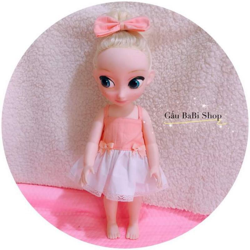 Đầm búp bê size 1/8 bjd, bru, baboliy, 5inch, ob11, blythe, animator, babies, xinji