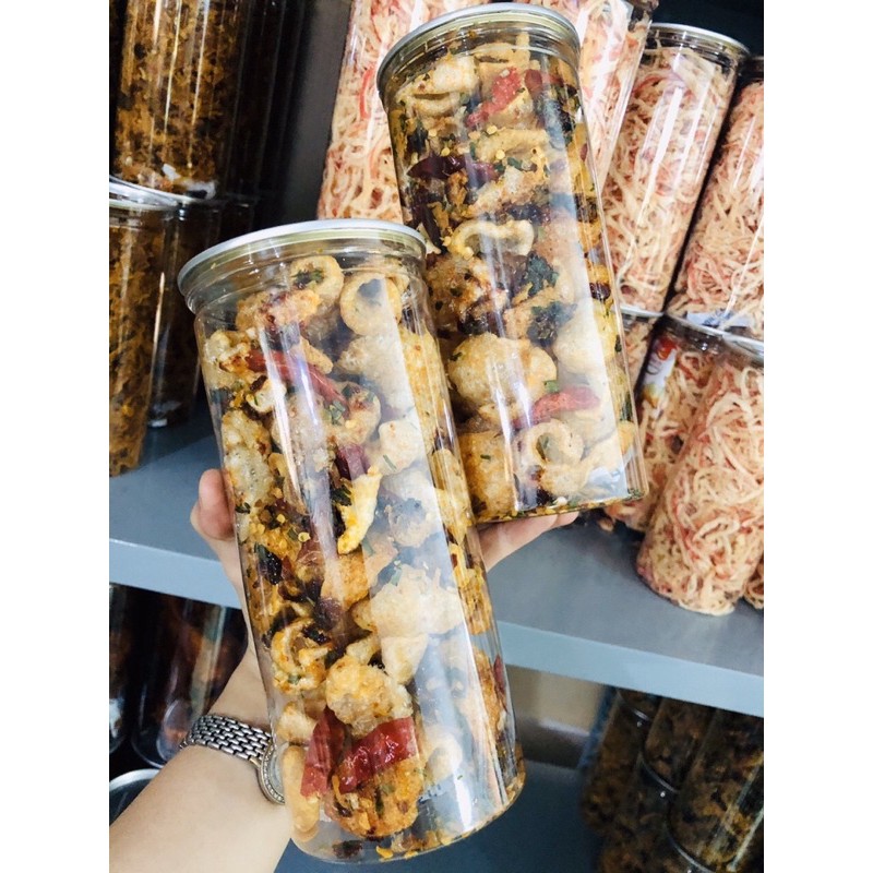 DA HEO MẮM HÀNH_ Lon pet 160gr_ ĂN LÀ MÊ NGAY - Vệ Sinh ATTP