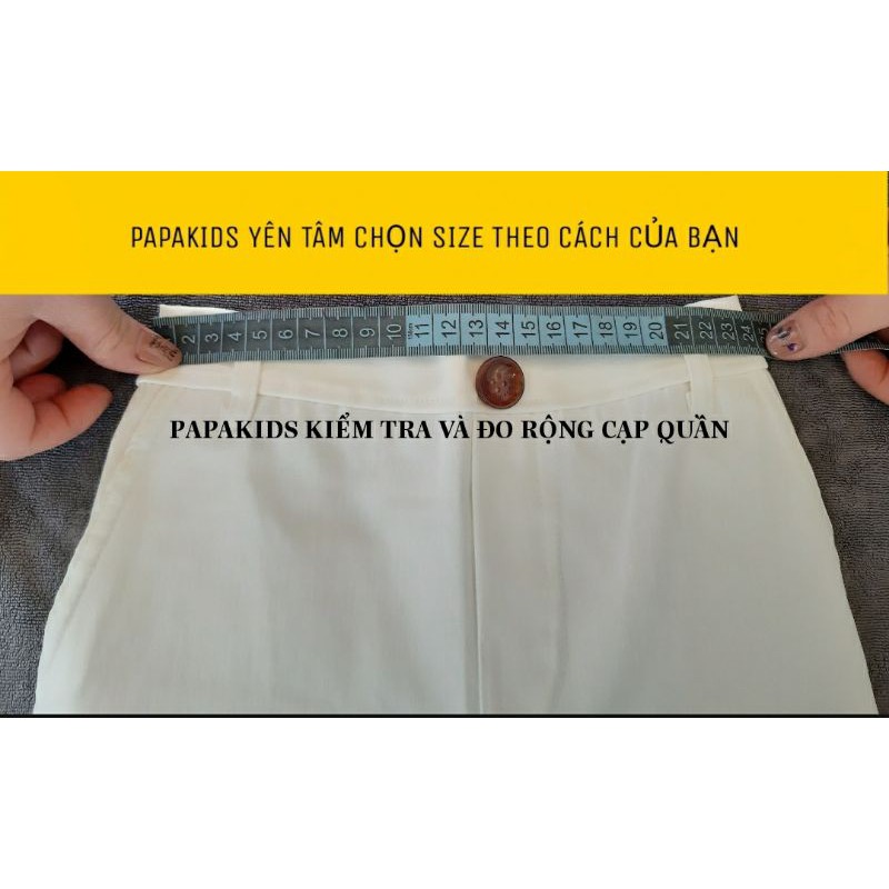Quần kaki thun siêu dãn hàng xịn cực chất cho bé trai diện TẾT 2021(10-40kg) chính hãng Cherry Kids