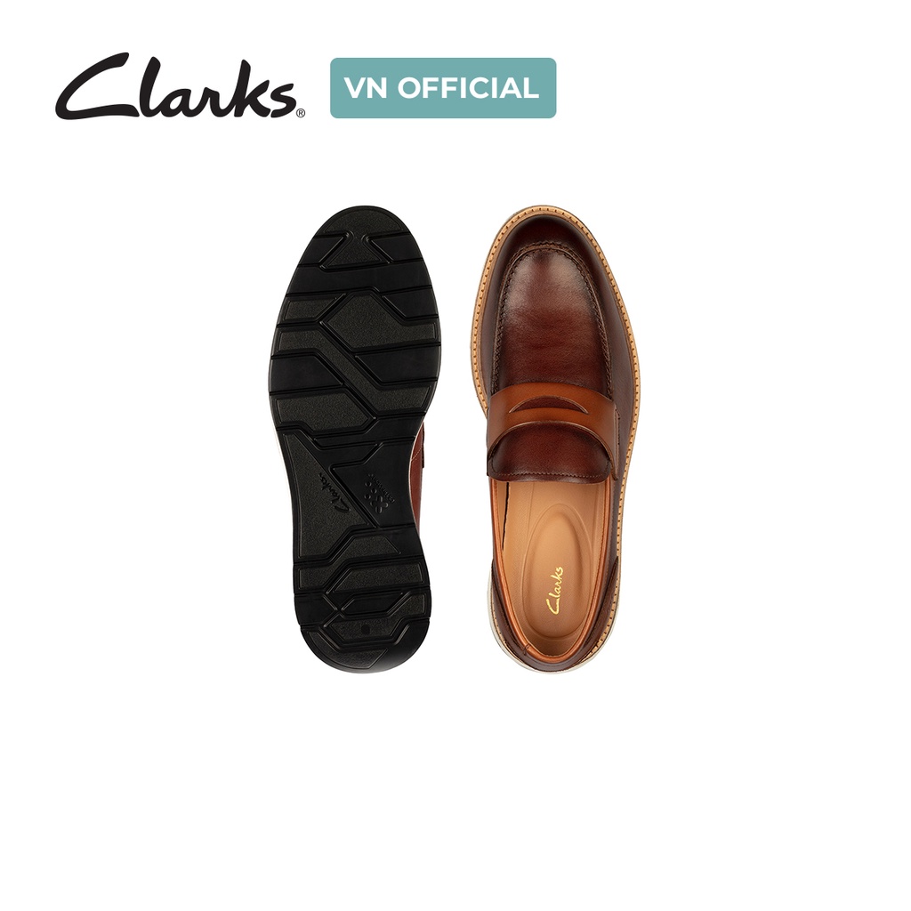 Giày sục nam CLARKS Chantry Walk màu Nâu