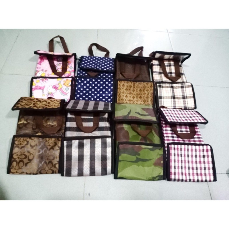Túi giữ nhiệt hộp cơm 3 ngăn kt 16x12x15cm
