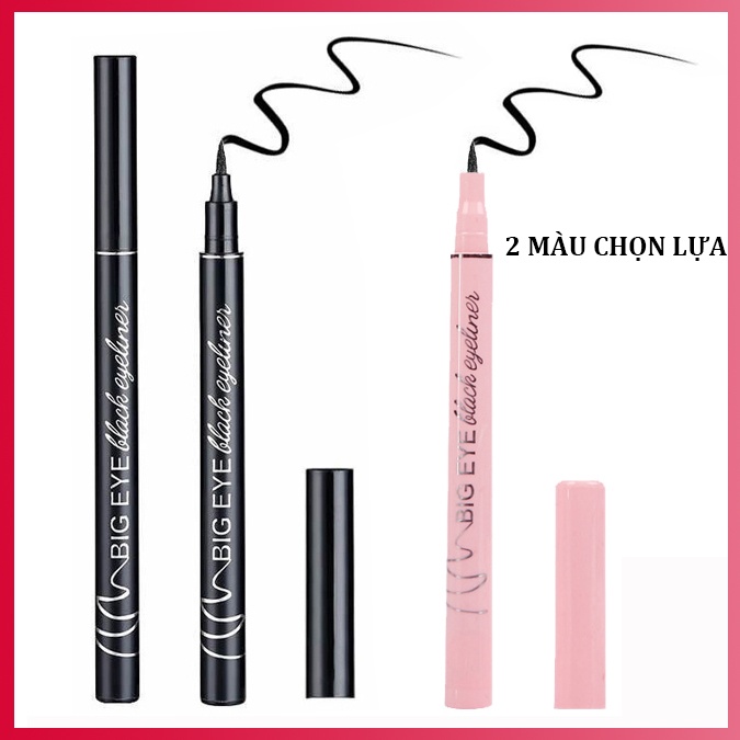 Bút Kẻ Viền Mắt Nước, Bút Kẻ Mắt Siêu Mảnh, Chống Trôi, Dễ Kẻ BIG EYE